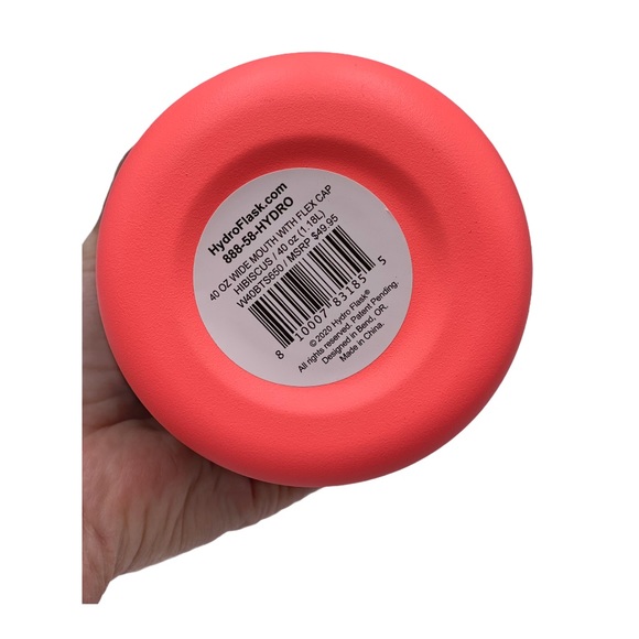 New Hydro Flask Wide Mouth 40 oz Bottle Hibiscus NWT - Picture 6 of 12